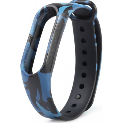 Λουράκι Σιλικόνης Army Blue (Mi Band 3/4)